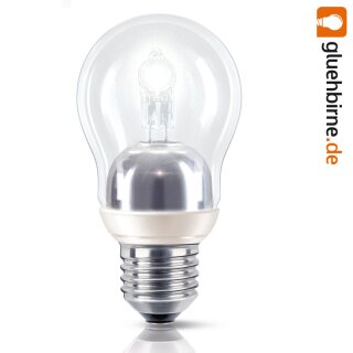 1 x PHILIPS Halogen Eco Classic 50 Glühbirne 20W = 40W E27 Glühlampe