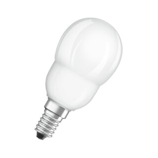 Osram ESL Energiesparlampe Dulux Superstar Classic P Tropfen 6W = 25W E14 extra warmweiß 2500K