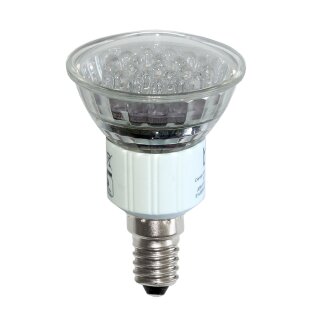 LED Leuchtmittel Reflektor PAR16 R50 2W = 15W E14 klar warmweiß 3000K 90°