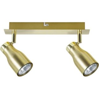 Paulmann Wand- & Deckenleuchte Spotlights Tinka Gold / Messing 2 x 50W GU10 230V Halogen geeignet für LED