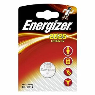 Energizer Batterie 2025 Lithium 3V Knopfzelle CR2025