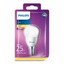 Philips LED Leuchtmittel Tropfen P45 4W = 25W E14 matt warmweiß 2700K