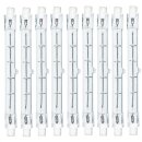 10 x Eco Halogen Stab Leuchtmittel R7s 140W = 180W 118mm...