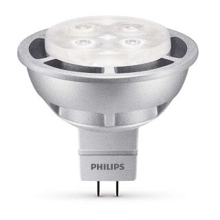 Philips LED Leuchtmittel Reflektor 6,3W = 35W GU5,3 MR16 warmweiß 2700K 36° DIMMBAR