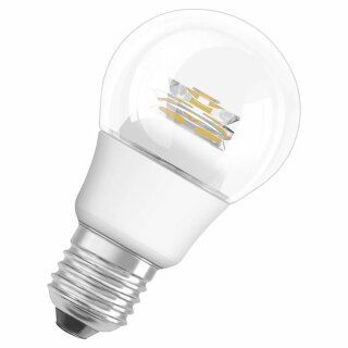 Osram LED Leuchtmittel Birnenform 6W = 40W E27 klar warmweiß 2700K