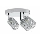 Nice Price Wand- & Deckenleuchte Spotlights Chrom 3 x 33W G9 230V Halogen