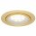 3 x LED Möbel Einbauleuchten Einbaustrahler Set Gold rund 3 x 1W 230V