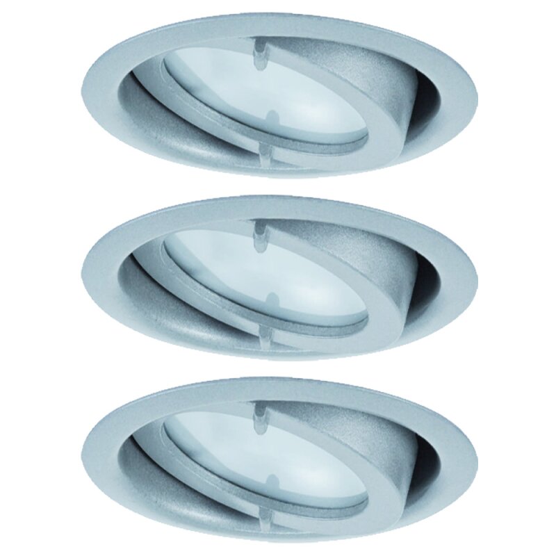 3 x Möbel Einbauleuchten Einbaustrahler Set schwenkbar