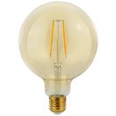 LED Filament Globe G125 2W = 25W E27 klar Gold Retro...