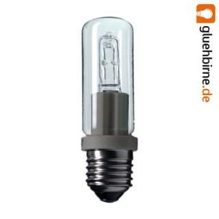 Radium Halogenlampe Hüllkolben QT32 klar 150W E27 230V RJH-TD warmweiß dimmbar