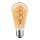 LED Spiral Filament Edison ST64 Leuchtmittel 5W E27 Gold extra warmweiß 1800K DIMMBAR