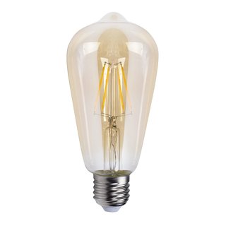 LED Filament Edison ST64 Leuchtmittel 4W E27 Gold extra warmweiß 2500K