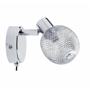 Paulmann Wand- & Deckenleuchte Spotlights Mesh Chrom 1 x...