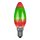 Paulmann Glühbirne Kerze Multicolor 25W E14 Rot Grün Glühlampe 25 Watt