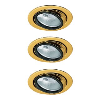 3 x Einbauleuchten Einbaustrahler Set Micro Line...