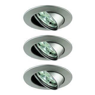 3 x LED Einbauleuchten Einbaustrahler Set Premium Line...