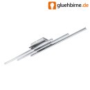 Osram LED-Deckenleuchte LED-Streifen Trio 600+600+600 24W 830 warmweiß 3000K silber