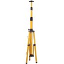 Stativ für LED Flutlichtstrahler Baustrahler Fluter Flutlicht gelb bis 115cm