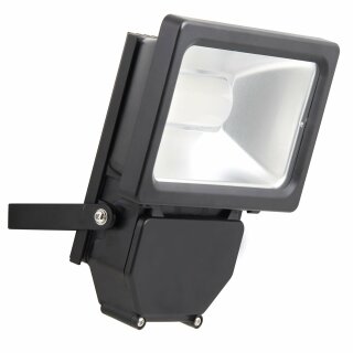 LED Fluter schwarz 10W Scheinwerfer kaltweiß 4000K Strahler Außenleuchte