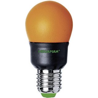 Megaman ESL Energiesparlampe Party Color 7W E27 Orange MM25419