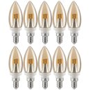 10 x Paulmann LED Leuchtmittel Kerze 2,5W fast 25W E14...
