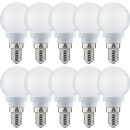 10 x Paulmann LED Tropfen 4W fast 40W E14 satiniert...