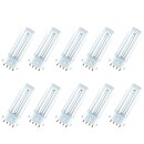 10 x Osram Dulux S/E 11W/840 2G7 Lumilux Cool White Kompaktleuchtstofflampe OEM