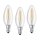 3 x Osram LED Filament Leuchtmittel Kerzen 4W = 40W E14 klar 827 warmweiß 2700K