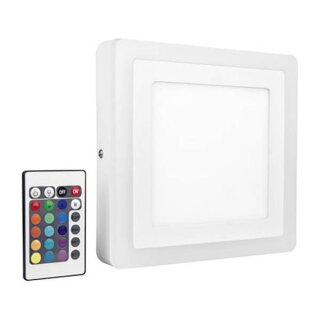 Osram LED Wand- und Deckenleuchte 19W RGBW Color+White Square eckig 2 in 1 weiß 19 Watt Dimmbar