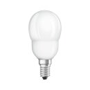 Osram ESL Energiesparlampe Dulux Classic P Tropfen 6W E14 827 warmweiß 2700K