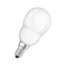Osram ESL Energiesparlampe Dulux Classic P Tropfen 6W E14 827 warmweiß 2700K