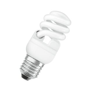 Osram Energiesparlampe Mini Twist Spirale 12W = 54W E27 865 kaltweiß Tageslicht 6500K