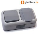 Aufputz Schalter Programm Feuchtraum IP54 AP Steckdose...