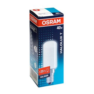 OSRAM Halogen Halolux T 40W E14 MATT 64861 T IM Röhre warmweiß dimmbar