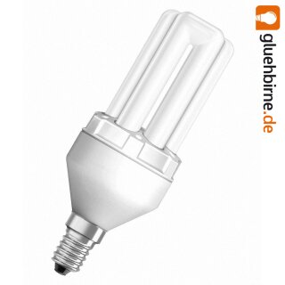 Osram Energiesparlampe ESL Dulux Stick Röhre 8W = 39W E14 827 warmweiß 2700K