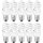 10 x Radium ESL Energiesparlampe Ralux Spin RXE-SP 15W E27 865 kaltweiß Tageslicht 6500K