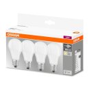 4 x Osram LED Leuchtmittel Glühbirnenform 9W = 60W...
