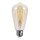 6 x LED Filament Edison ST64 Leuchtmittel 4W E27 Gold extra warmweiß 2500K
