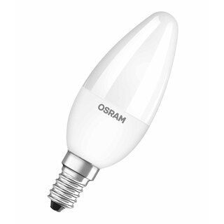 Osram LED Kerze Superstar Classic B40 6,5W = 40W E14 matt warmweiß GLOWdim 2000K-2700K DIMMBAR