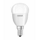 4 x Osram LED Glow Dim Classic P Tropfen 6,5W = 40W E14 matt warmweiß 2000K-2700K