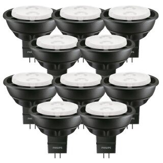 10 x Philips LED Leuchtmittel Reflektor Master LEDspotLV...