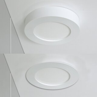 All in one LED Panel Rund Ø 247mm 20W 1600lm  CCT Switch Lichtfarbe einstellbar 3000K 4000K 6000K dimmbar