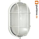 REV Ovalleuchte Aluminium E27 max. 100 Watt weiß IP44 geeignet für LED