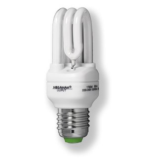 Megaman Energiesparlampe Liliput Röhre 11W = 50W E27 600lm warmweiß 2700K