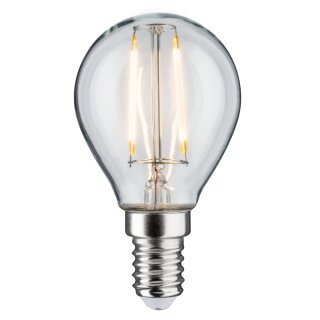 Paulmann LED Filament Tropfen 2,5W fast 25W E14 klar warmweiß 2700K