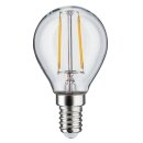 Paulmann LED Filament Tropfen 2,5W fast 25W E14 klar warmweiß 2700K