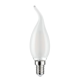 Paulmann LED Filament Windstoß Kerze 2,5W = 25W E14 matt Satin Cosylight warmweiß 2700K