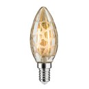 Paulmann LED Filament Kerze 2,5W ~ 25W E14 Krokoeis Gold extra warmweiß 2500K