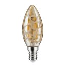 Paulmann LED Filament Kerze 2,5W ~ 25W E14 Krokoeis Gold extra warmweiß 2500K