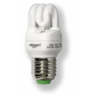 Megaman Energiesparlampe Liliput 5W = 25W E27 200lm warmweiß 2700K